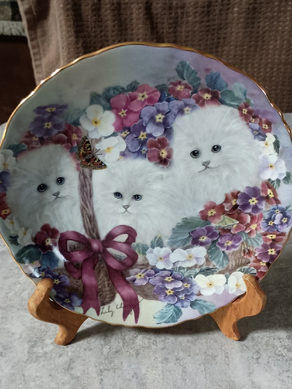 The Bradford Exchange Collector's Plates Gordon's Gifts - " Hearts Of Gold"